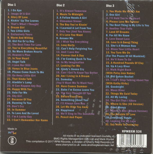 Venus In Blue Jeans - The Pop Years 1959-1974 (3-CD)