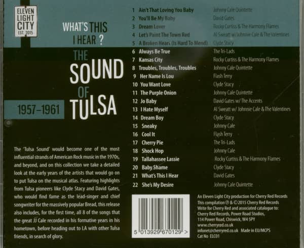 What's This I Hear? - The Sound Of Tulsa 1957-1961 (CD)