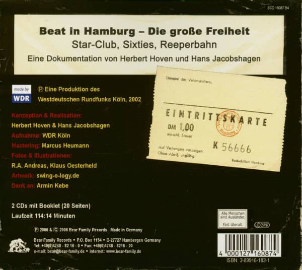 Beat in Hamburg - Die große Freiheit (2-CD) Hörbuch