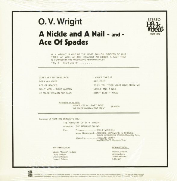 A Nickel And A Nail And Ace Of Spades (LP, 180g Vinyl)