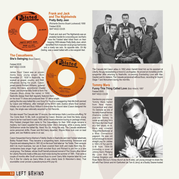 Left Behind - Black & White 'Felsted' Rockers (LP & CD, 10inch, 45rpm)