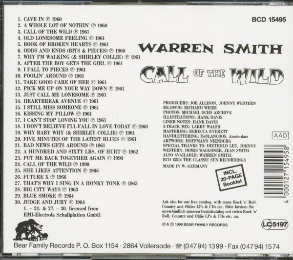 Call Of The Wild CD)