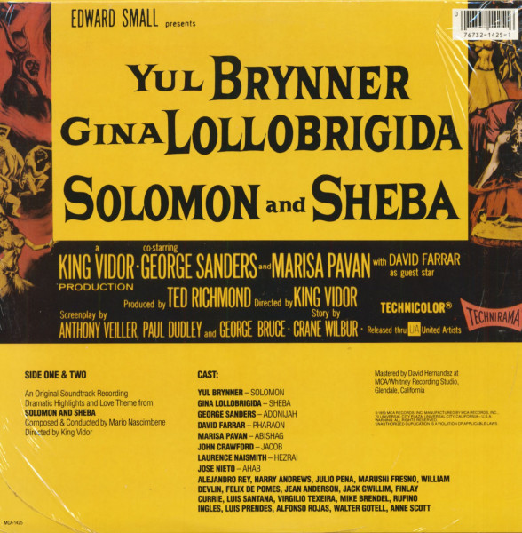 Solomon And Sheba - Soundtrack (LP)