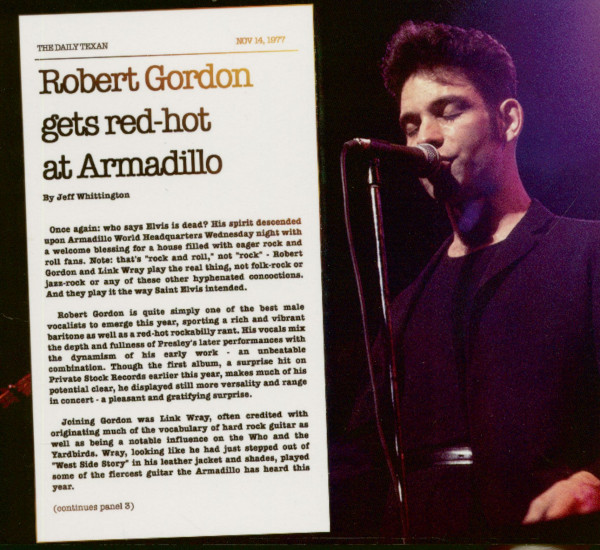 Robert Gordon with Link Wray - Their First Nationwide Tour (CD)