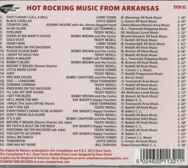 Hot Rockin' Music From Arkansas - The Vaden Recording Company Story (CD)