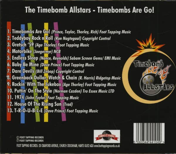 Timebombs Are Go! (CD)