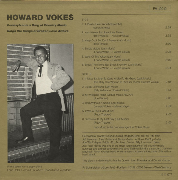 Pennsylvania's King Of Country Music (LP)
