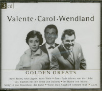 Preview: Valente, Carol, Wendland - Golden Greats (3-CD) Preview: Valente, Carol, Wendland - Golden Greats (3-CD)