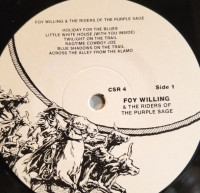 Preview: Foy Willing & The Riders Of The Purple Sage (LP) Preview: Foy Willing & The Riders Of The Purple Sage (LP)