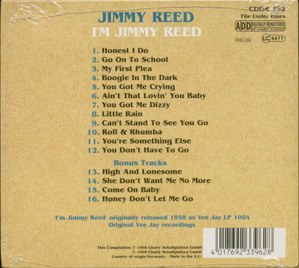 I'm Jimmy Reed (CD)