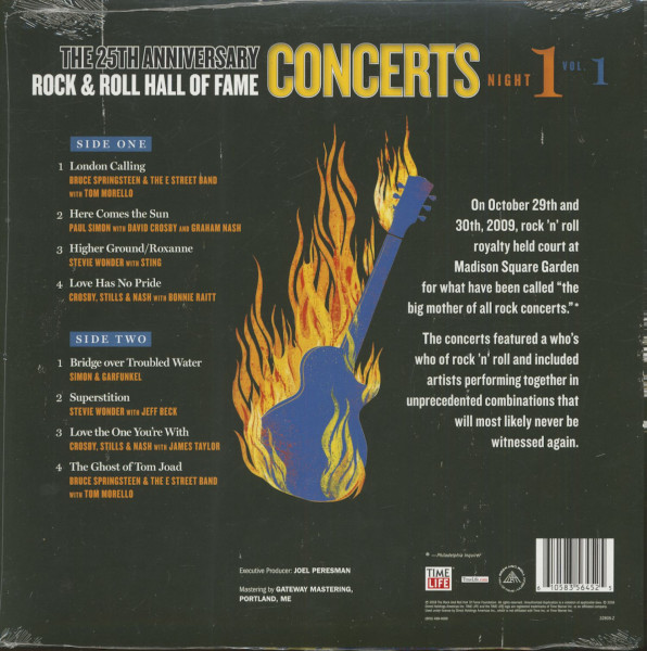 The 25th Anniversary Rock And Roll Hall Of Fame Concerts Vol.1 (LP)