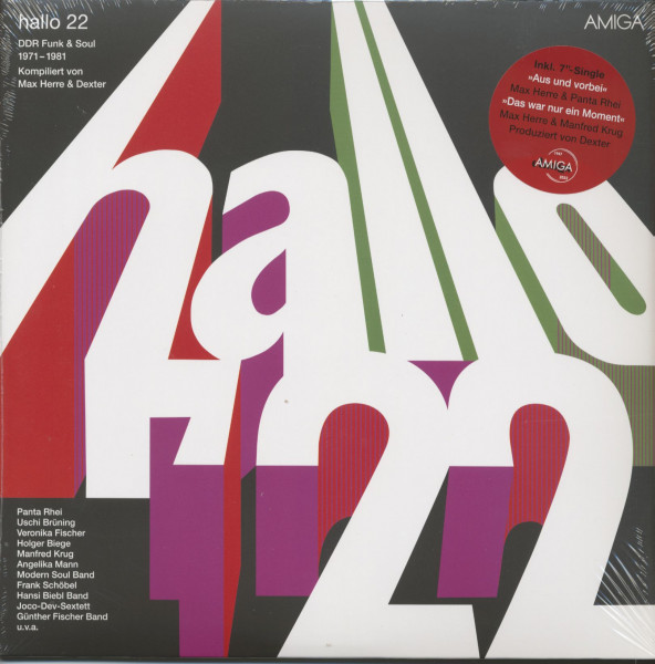 hallo 22 - DDR Funk & Soul 1971-1981 (2-LP, 180g Vinyl + 7" Single)