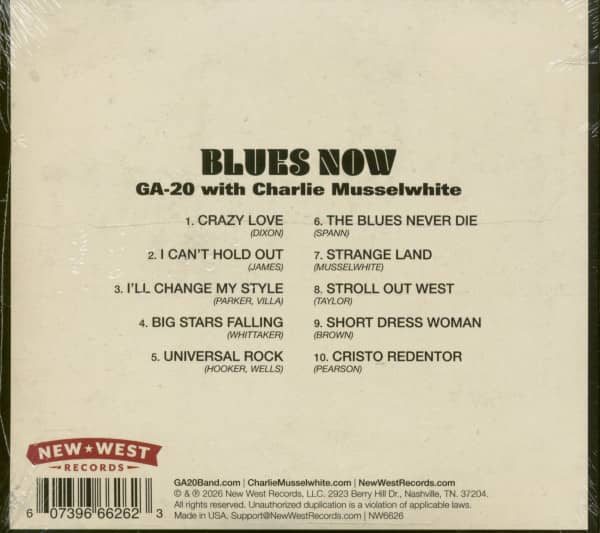 Blues Now - GA-20 with Charlie Musselwhite (CD)