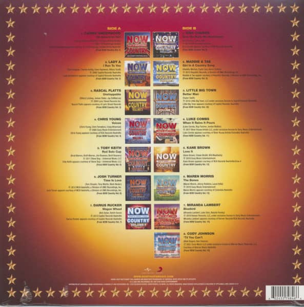 NOW - The Very Best Of Country (LP, colored Vinyl)