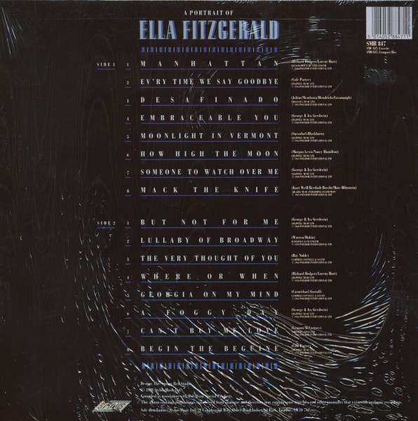 A Potrait Of Ella Fitzgerald (LP)