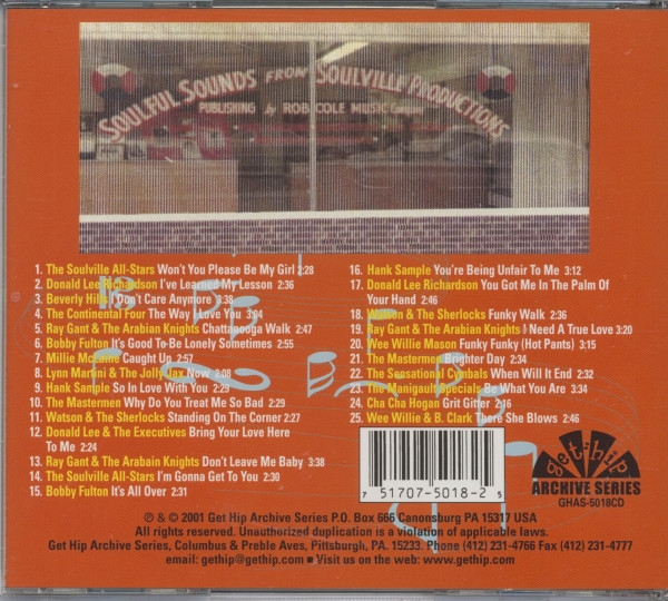 Soulful Sounds From Soulville - The Soulville Jaywalking Story (CD)
