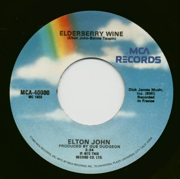 Elderberry Wine - Crocodile Rock (7inch, 45rpm) Elderberry Wine - Crocodile Rock (7inch, 45rpm)