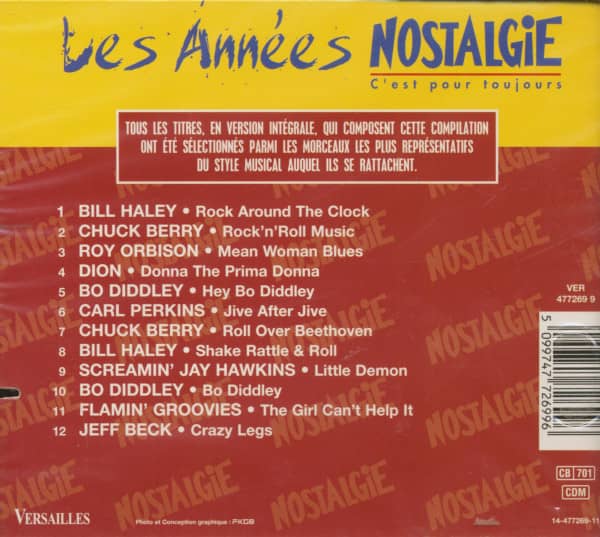 Rock 'N' Roll - Les Annees Nostalgie (CD, Cut-Out)
