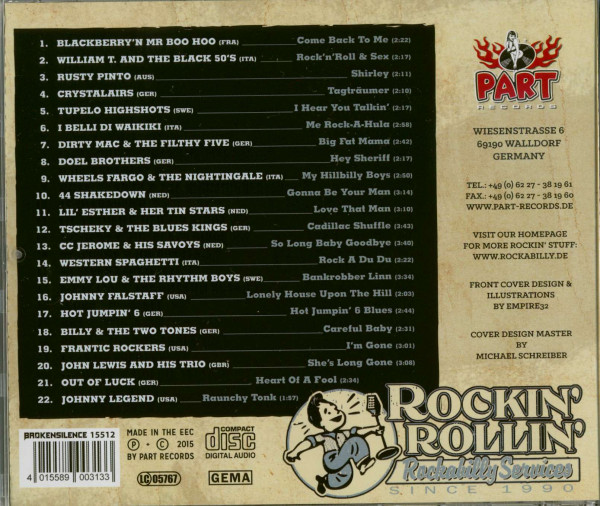 Rock'n'Roll Weekender Soundtrack 2015 (CD)
