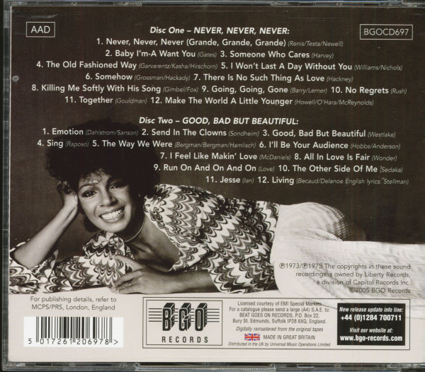 Never, Never, Never - Good, Bad But Beautiful (2-CD)