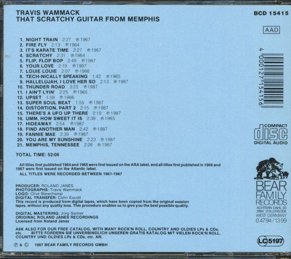 That Scratchy Guitar From Memphis (CD)