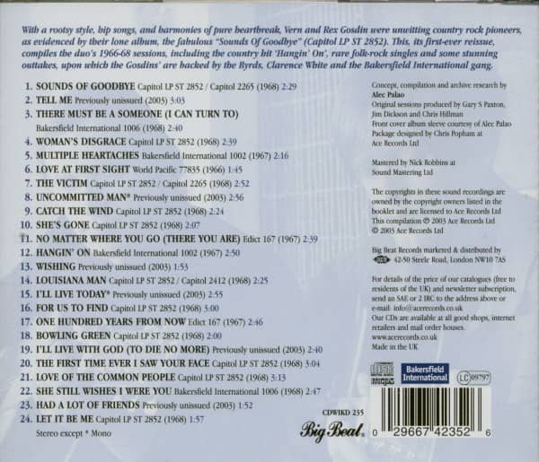 Sounds Of Goodbye (CD)