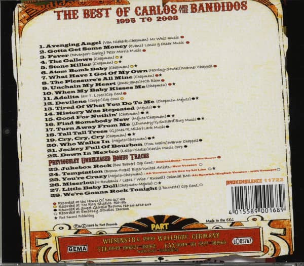 Bandido-A-Go-Go! - The Best Of Carlos And The Bandidos (CD)