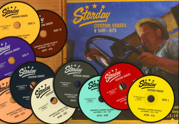 Starday Custom Series #500 - 675 (10-CD Box)