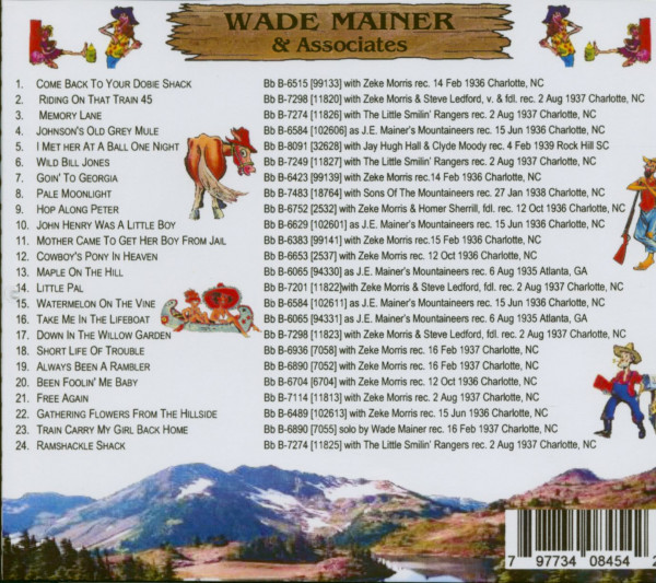 Wade Mainer & Associates (CD)