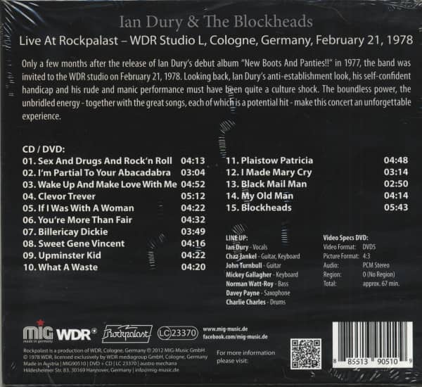 Live At Rockpalast 1978 (CD + DVD)