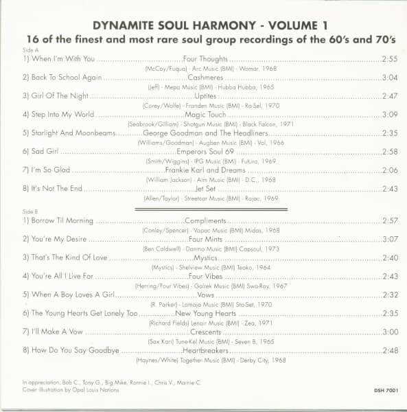 Dynamite Soul Harmony Vol.1 (LP)
