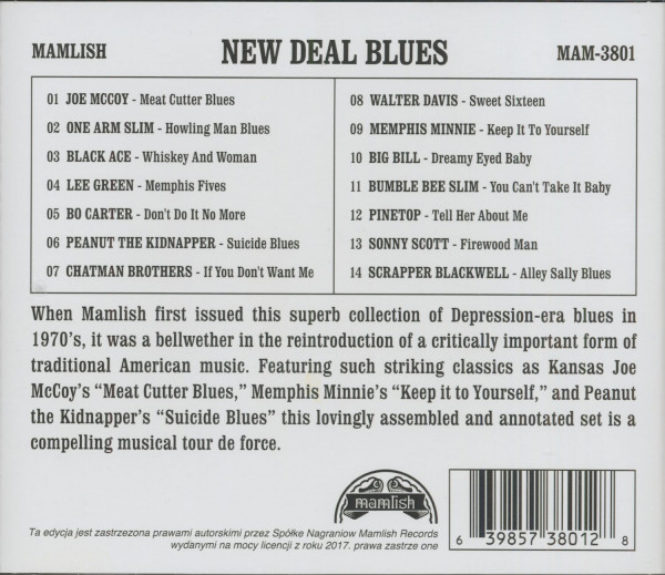 New Deal Blues (CD)