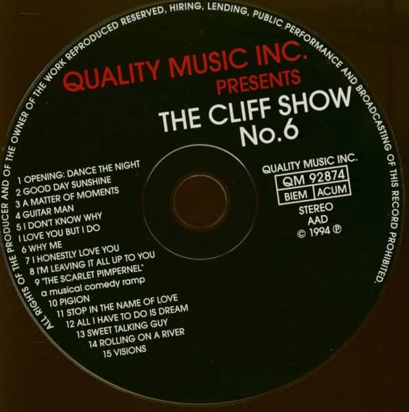 It's Cliff Richard - Show No.6 (CD)