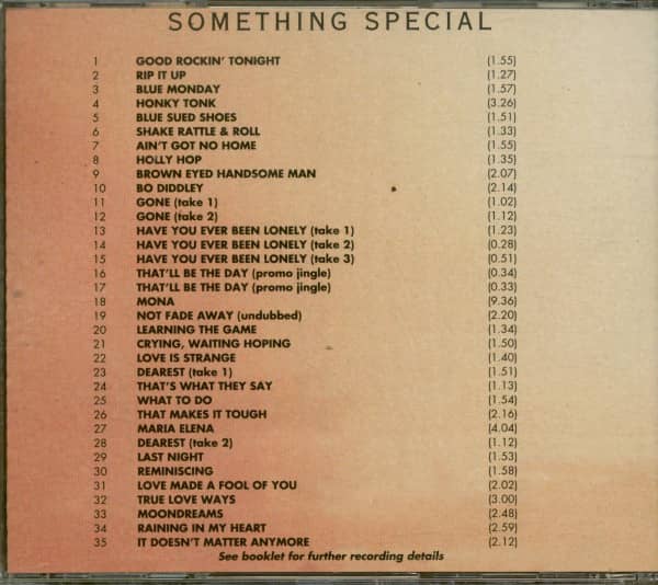 Something Special From Buddy Holly (CD)