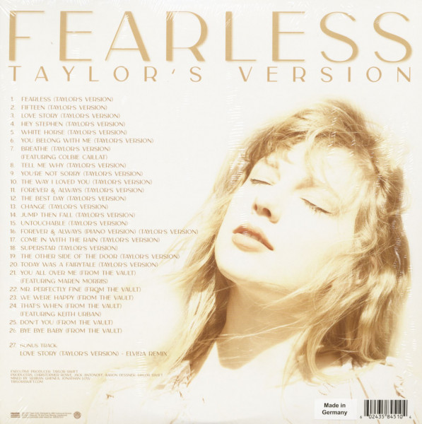 Fearless -Taylor's Version (3-LP, Colored Vinyl, Ltd.)