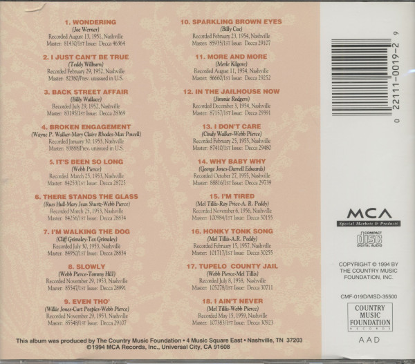 King Of The Honky Tonk (CD)
