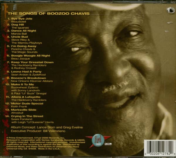 Boozo Hoodoo! - The Songs Of Boozoo Chavis (CD)