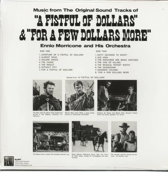 A Fistful of Dollars - For a Few Dollars More (LP, 180g colored Vinyl, Ltd.)