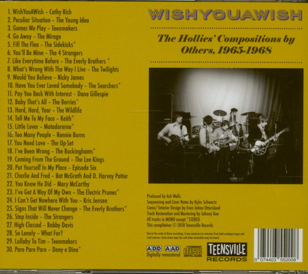 Wischyouawisch - The Hollies' Compositions By Others (CD)