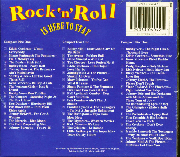 Rock'n'Roll Is Here To Stay (3-CD)