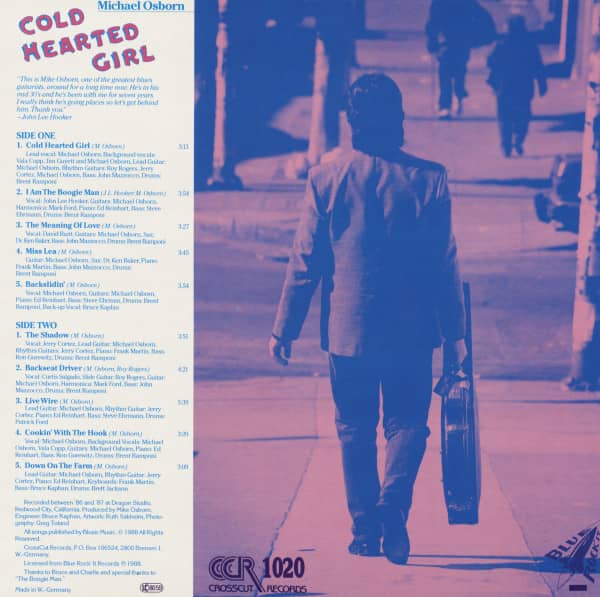 Cold Hearted Girl (LP)