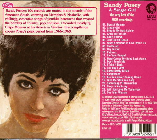 A Single Girl - Best Of The MGM Years (CD)