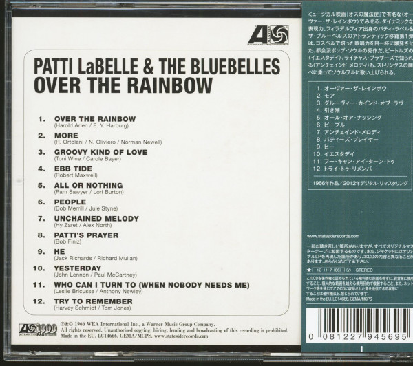 Over The Rainbow (CD, Japan)