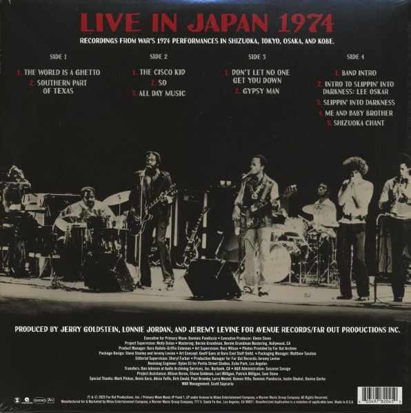 Live In Japan 1974 (2-LP)