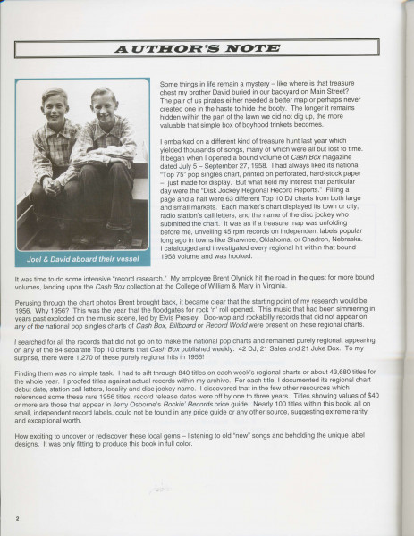 Joel Whitburn Presents - Cash Box - Regional Hits 1956