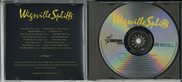 The Wigsville Spliffs (CD Album)