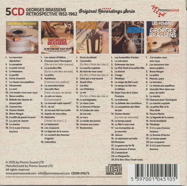 Retrospective 1952-1962 - Vol.1-5 (5-CD)