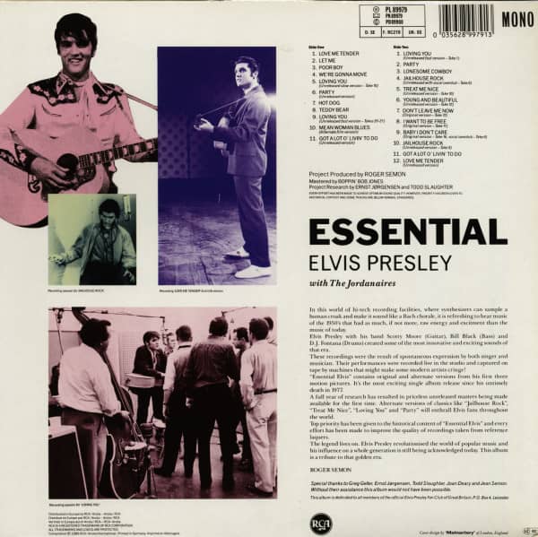 Essential Elvis Vol.1 (LP) B-stock