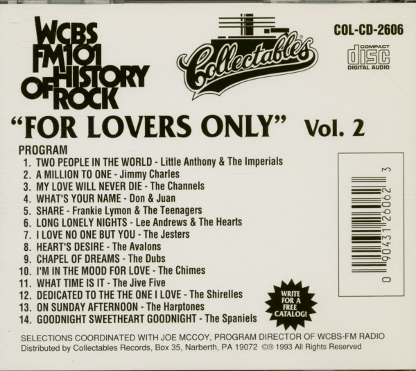 For Lovers Only Vol.2 (CD)
