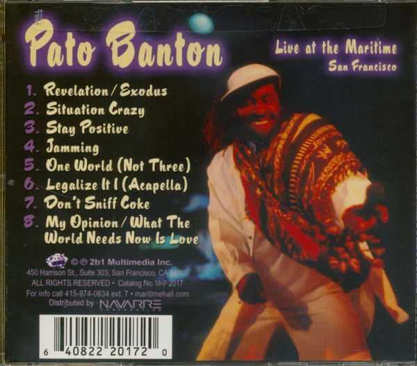 Live at Maritime San Francisco (CD)